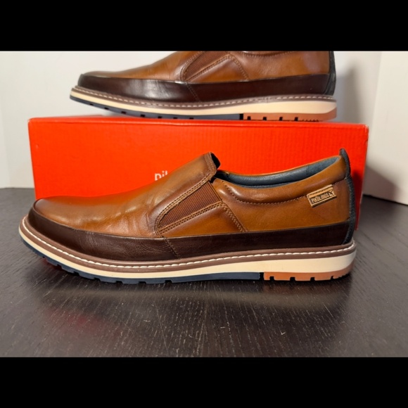 Pikolinos Berna Leather Casual Loafers Shoes Cuero Brown Mens EU 42/US 8.5 main image 8
